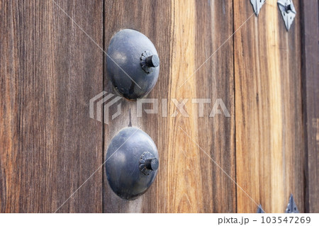 寺の門の乳鋲/乳金物/乳金具 寺の門の乳鋲/乳金物/乳金具 103547269
