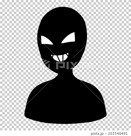 壞人形象剪影人物圖標插畫素材 103548491