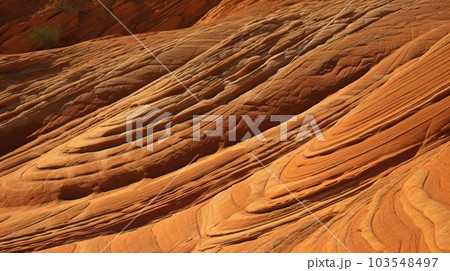 Rocky deserts in the state of Arizona, generative AI. 103548497