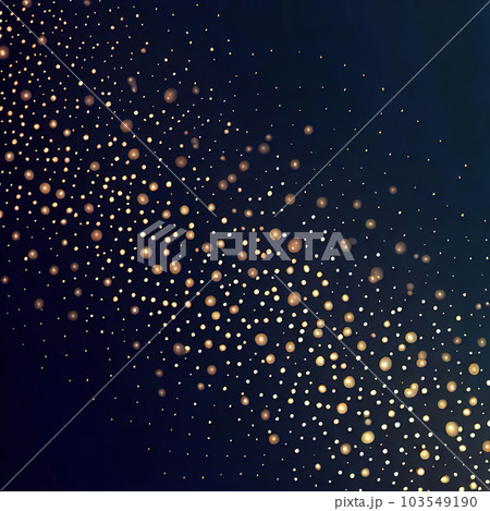 Abstract golden dynamic wavy line dotted texture ,Dark blue background with copy space  Abstract golden dynamic wavy line dotted texture ,Dark blue background with copy space  103549190