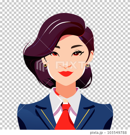 Asian beautiful business woman character design 103549788
