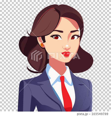 Asian beautiful business woman character design 103549789