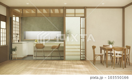 Kitchen room japanese style. Kitchen room japanese style. 103550166