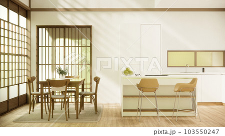 Kitchen room japanese style. 103550247