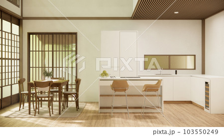 Kitchen room japanese style. Kitchen room japanese style. 103550249
