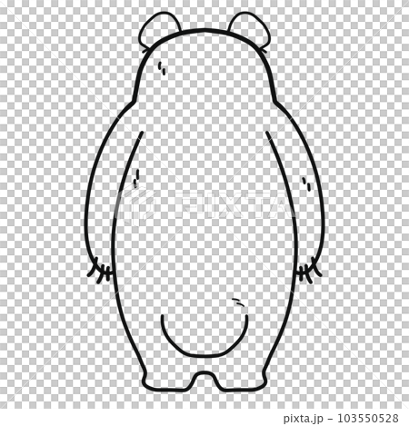 cute bear line 103550528