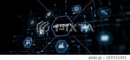 Business Technology ISO standard certification 27001 103552091