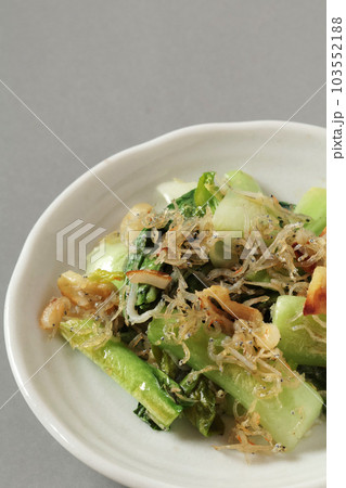 チンゲン菜のシラス炒め(手料理) チンゲン菜のシラス炒め(手料理) 103552188