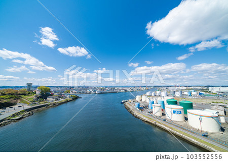 「青森県」八戸港・工業地帯　八戸市 103552556