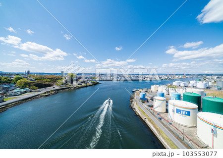 「青森県」八戸港・工業地帯　八戸市 103553077