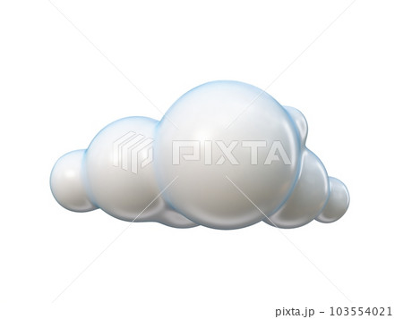 Weather icon Cloud 3D 103554021