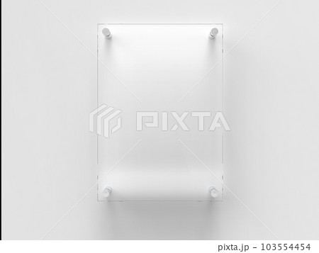Blank vertical A4 transparent glass office corporate Signage plate Mock Up Template, Board For Branding, Logo. Transparent acrylic advertising signboard mockup front view. 3D rendering Blank vertical A4 transparent glass office corporate Signage plate Mock Up Template, Board For Branding, Logo. Transparent acrylic advertising signboard mockup front view. 3D rendering 103554454