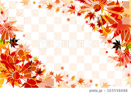 紅葉　もみじ　秋　背景 103556086