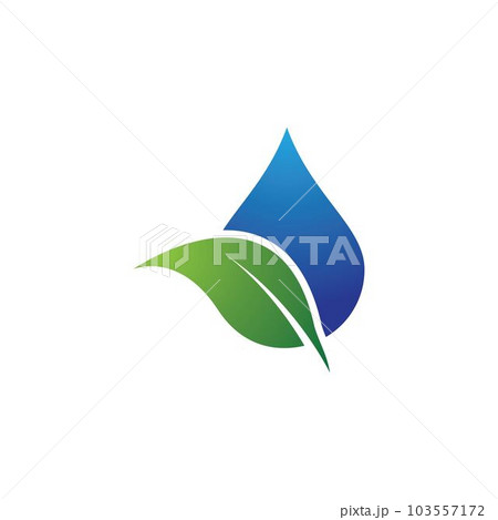 Water drop vector icon Water drop vector icon 103557172