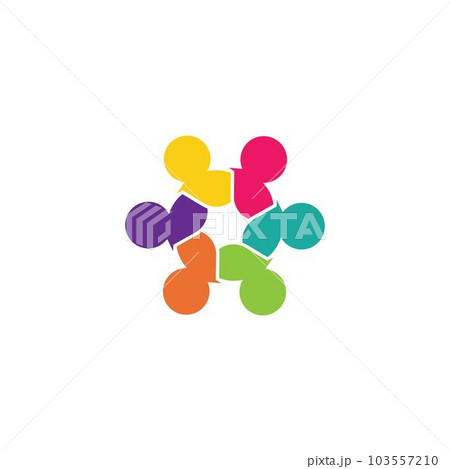 Teamwork icon vector business illustration 103557210