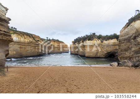 Photograph of rock formations at Loch Ard Gorge on the Great Ocean Road in Australia 103558244