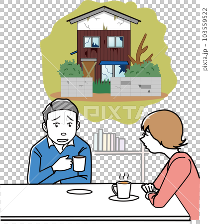 A couple worried about the problem of empty houses 103559522