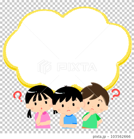 講話泡泡兒童問題 103562666