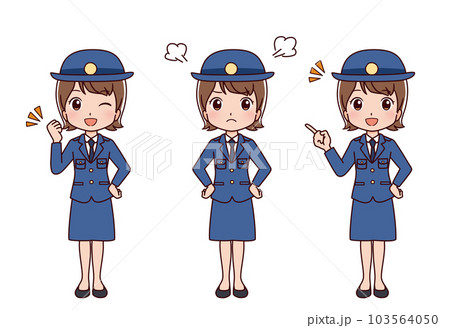 働く人々　職業のイラスト 103564050