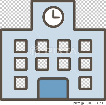 醫院簡單插畫圖標 103564141