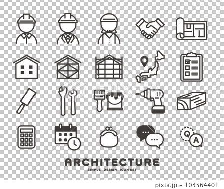 與我家建設和裝修/翻新/施工相關的矢量圖素材 103564401