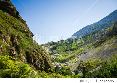 Bulnes village, Picos de Europa, Asturias, Spain Bulnes village, Picos de Europa, Asturias, Spain 103565545