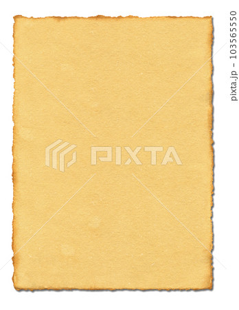 Old parchment paper texture background. Isolated on white 103565550