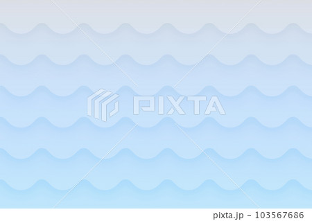 柔らかい夏の波背景のイラスト素材 [103567686] - PIXTA