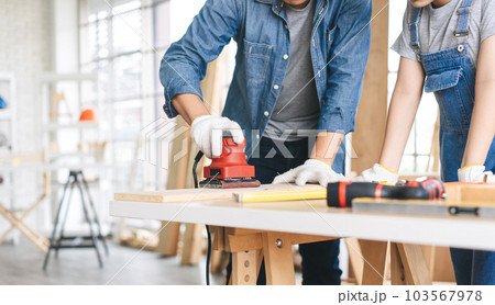 Southeast asian family father and son diy or repair for crafts skill at home workshop Southeast asian family father and son diy or repair for crafts skill at home workshop 103567978