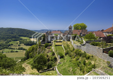 Chateau Chalon in Jura, Franche-Comte, France 103569251