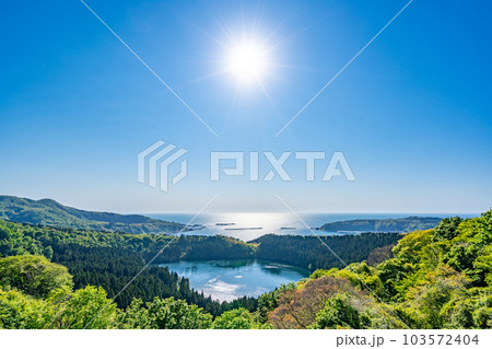 八望台　二ノ目潟・戸賀湾 103572404