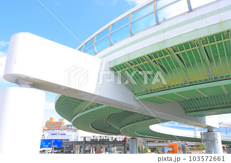 名古屋市、名古屋高速黒川出入り口の風景 名古屋市、名古屋高速黒川出入り口の風景 103572661