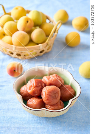 梅干しと完熟梅（紀州南高梅） 103572759