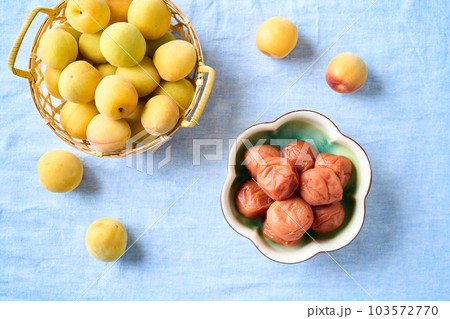 梅干しと完熟梅（紀州南高梅） 103572770