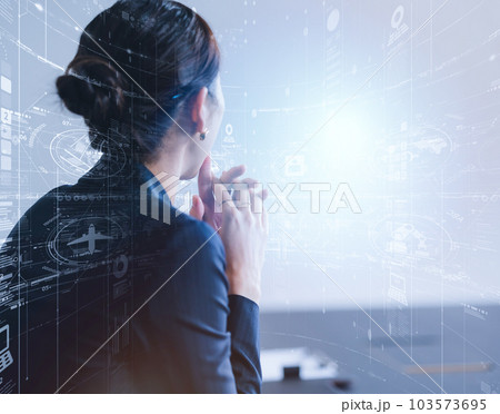 会議をするビジネスパーソン 103573695