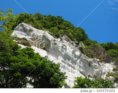 白い崖（レタル・ピラ）／北海道余市町白岩町の軽石凝灰岩 103575303