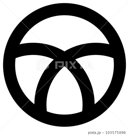 家紋です。丸に覗き輪違いといいます。 家紋です。丸に覗き輪違いといいます。 103575896