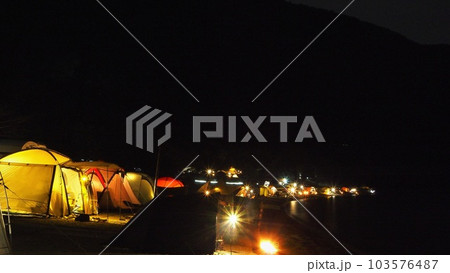 山梨県　夜の浩庵キャンプ場　5月 103576487