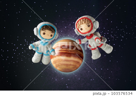 あみぐるみ人形　宇宙飛行士イメージ 103576534