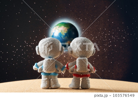 あみぐるみ人形　宇宙飛行士イメージ 103576549