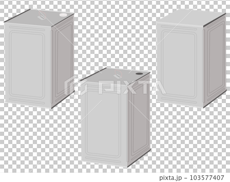 シンプルな一斗缶のイラストセット(主線なし) シンプルな一斗缶のイラストセット(主線なし) 103577407