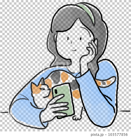 邪魔する猫 103577856