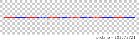 赤色と青色、2色が交互の直線 赤色と青色、2色が交互の直線 103578721