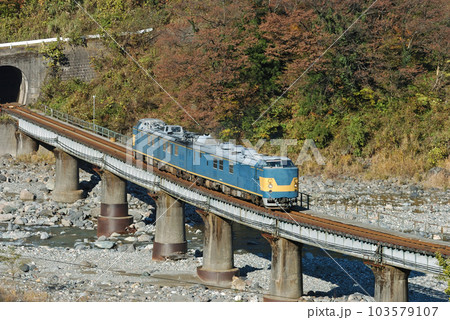 大糸線　根地ー小滝　JR西日本　キヤ191系　第3編成（山口） 103579107