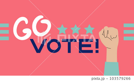 Go Vote Banner Template Go Vote Banner Template 103579266