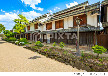 長野県 東御市 北国街道 海野宿の町並み 長野県 東御市 北国街道 海野宿の町並み 103579381