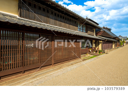長野県 東御市 北国街道 海野宿の町並み 長野県 東御市 北国街道 海野宿の町並み 103579389
