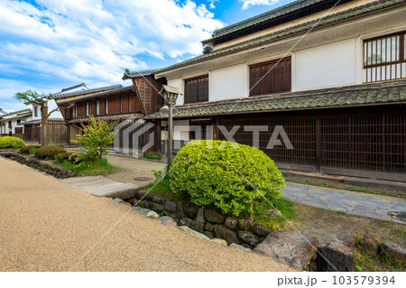 長野県 東御市 北国街道 海野宿の町並み 長野県 東御市 北国街道 海野宿の町並み 103579394