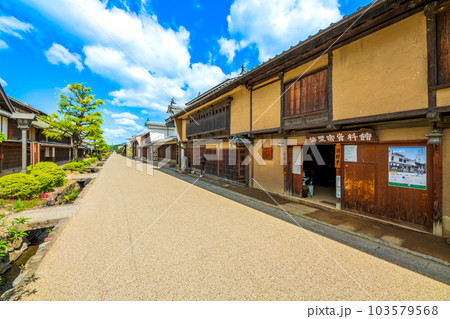 長野県 東御市 北国街道 海野宿の町並み 長野県 東御市 北国街道 海野宿の町並み 103579568