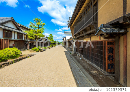 長野県　東御市　北国街道　海野宿の町並み 103579571